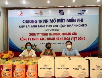 THUẬN GIA TIẾP TỤC HÀNH TRÌNH MANG LẠI ÁNH SÁNG CHO BỆNH NHÂN NGHÈO TẠI KHU VỰC PHÍA NAM